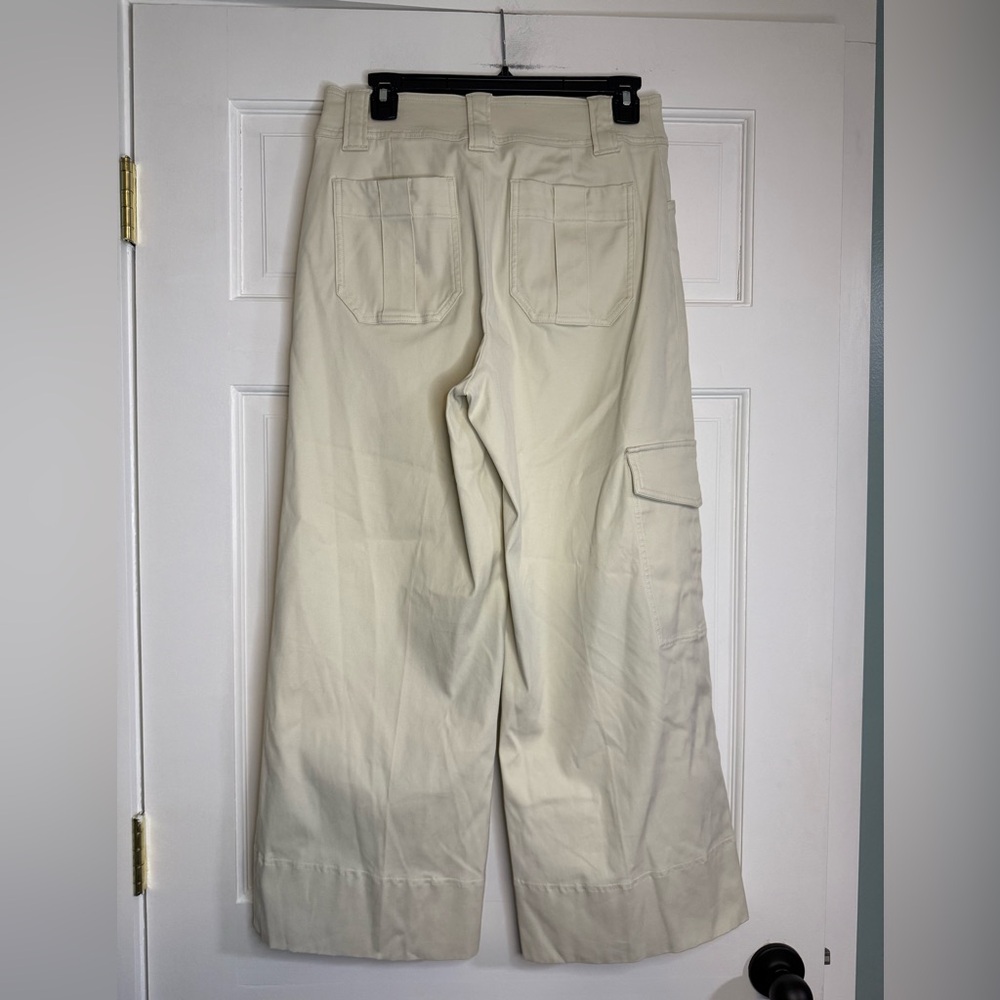 SPANX Stretch Twill Cropped Wide Leg Trouser - Picture 2 of 3